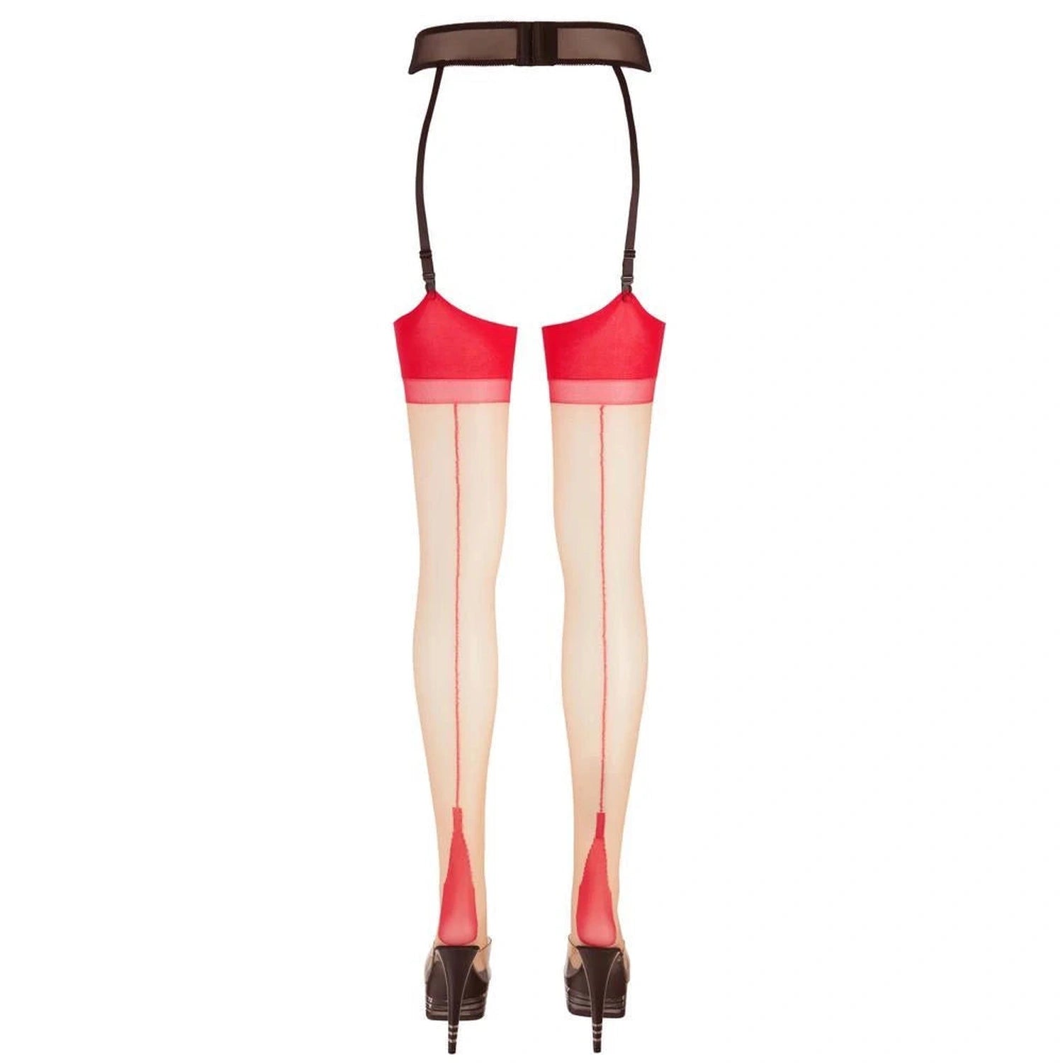 Stockings skin/red