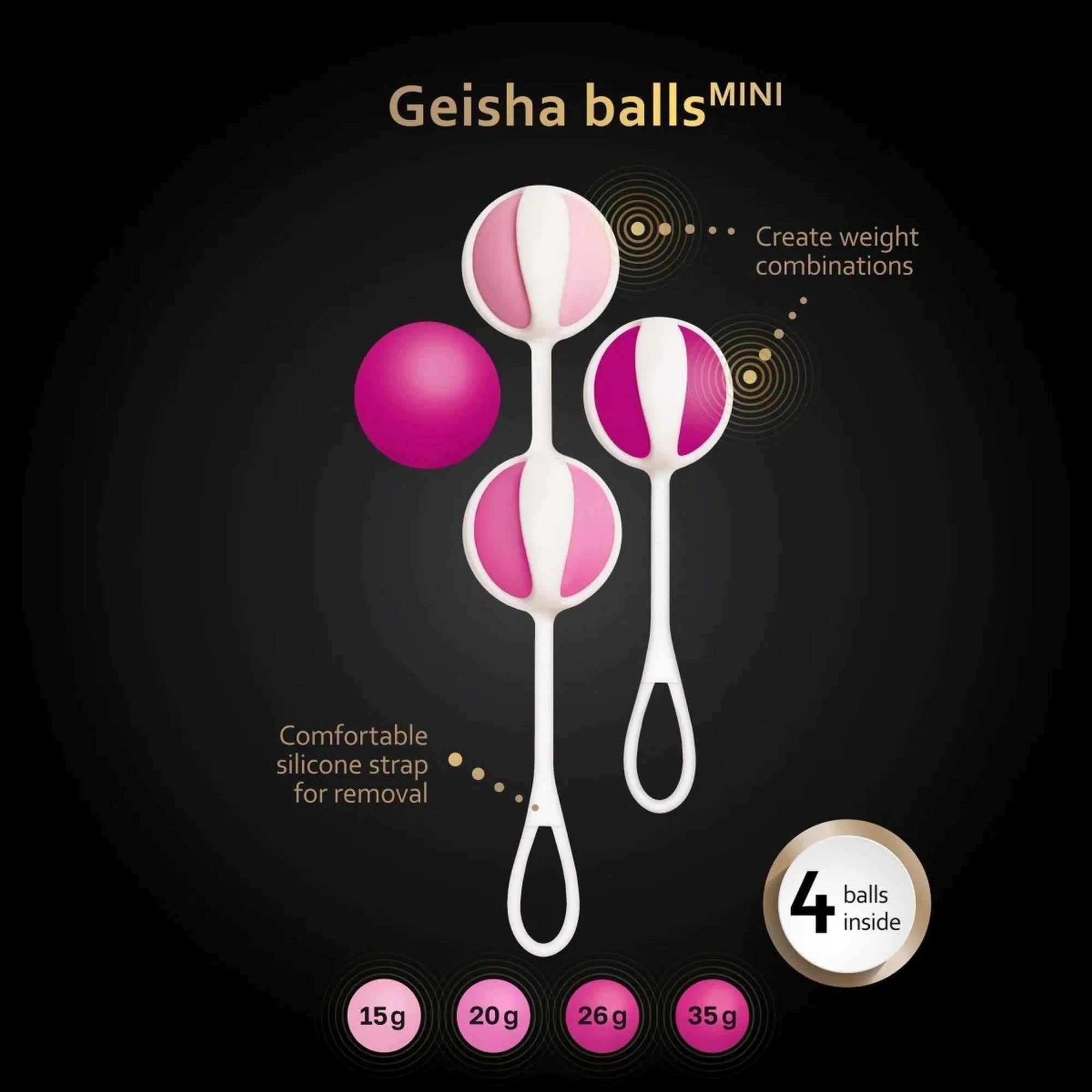 Geisha Balls MINI - Framboise