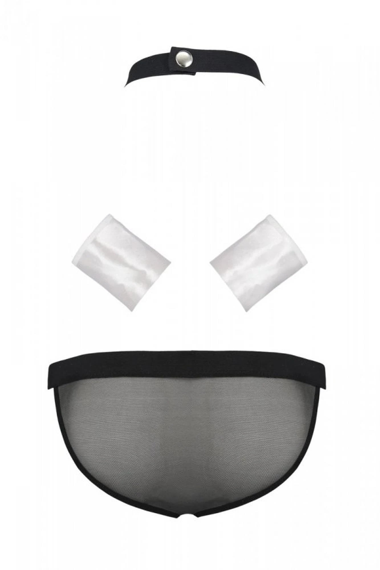 036 SET ALFRED noir S/M - Passion