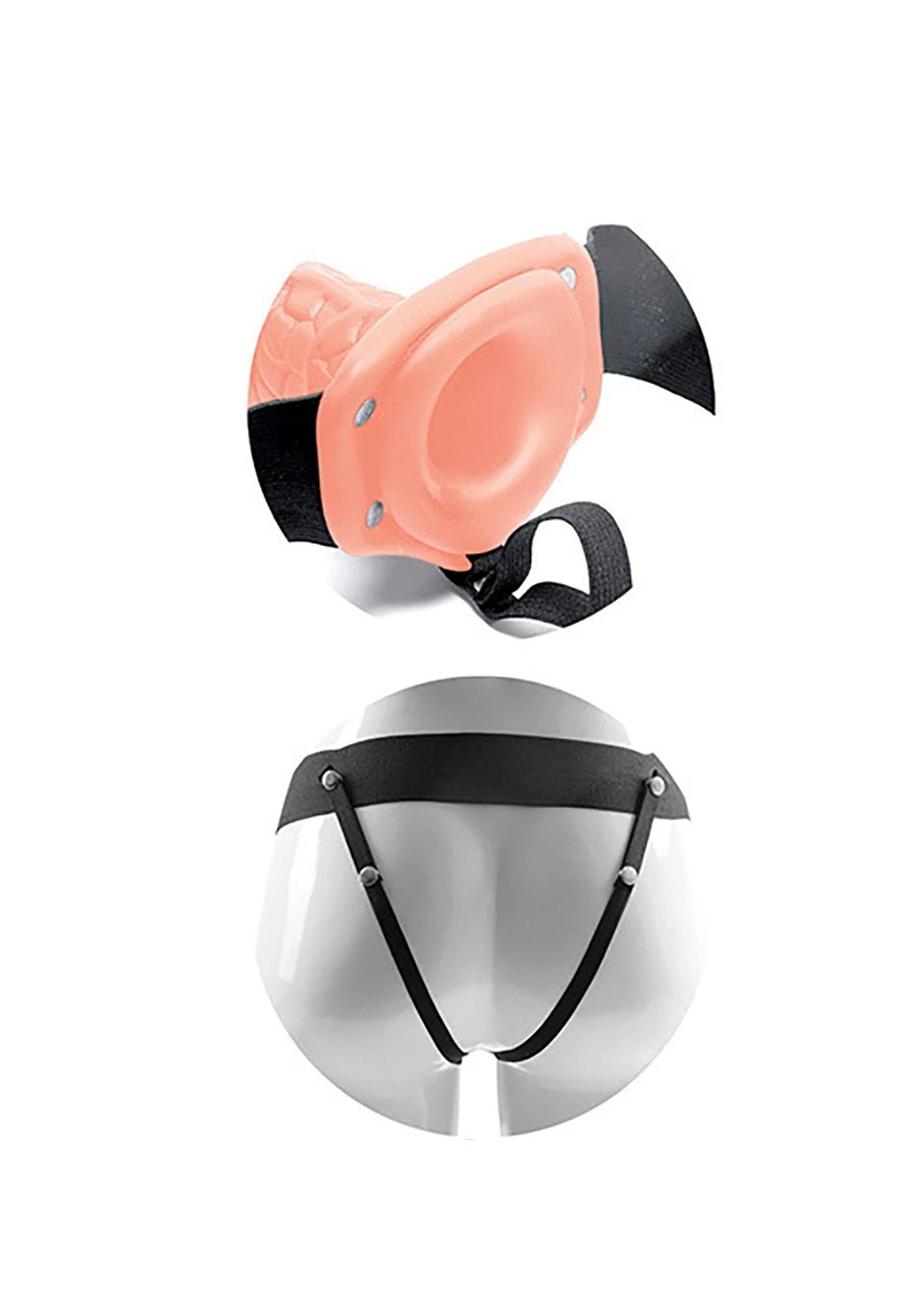 FALLO STRAP ON CAVO REAL RAPTURE 8 FLESH WITH BALLS