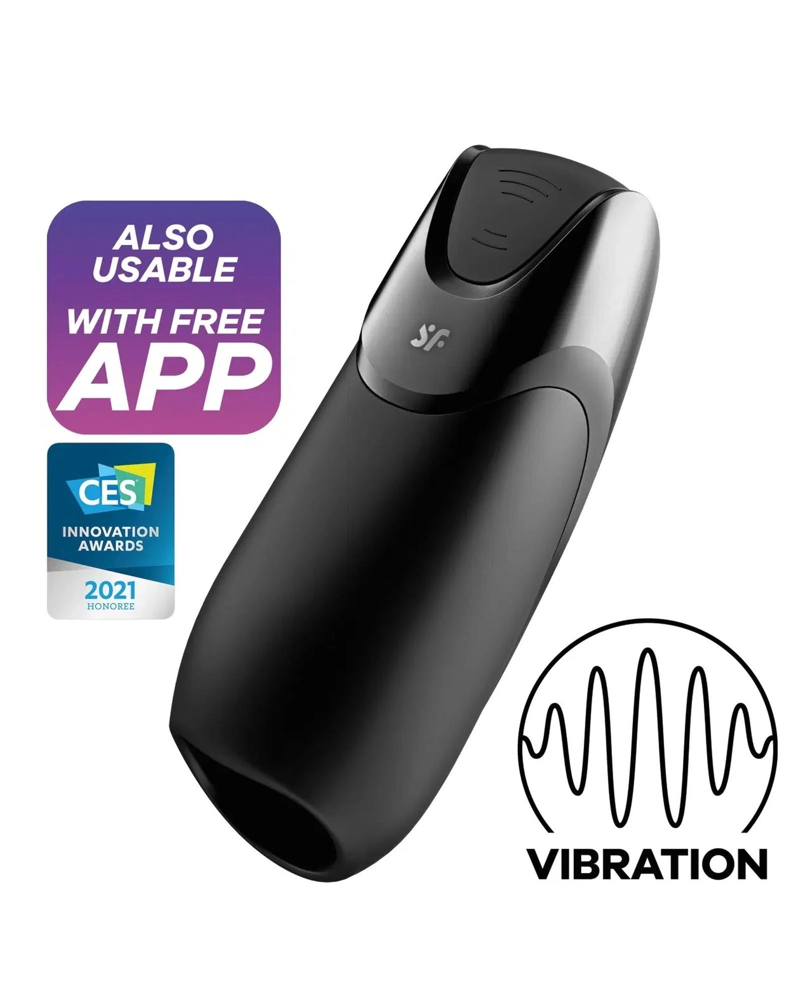 Men Vibration+ Connect App black