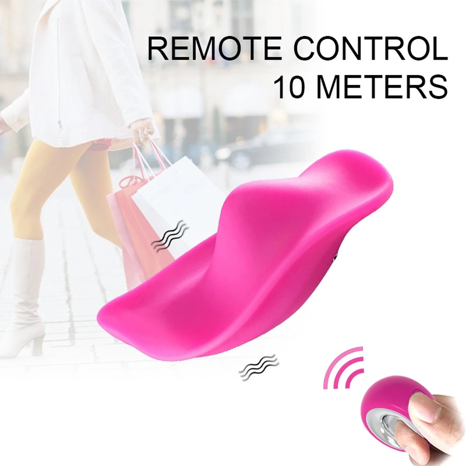 Stimulateur - TÉLÉCOMMANDE, 12 fonctions de vibration