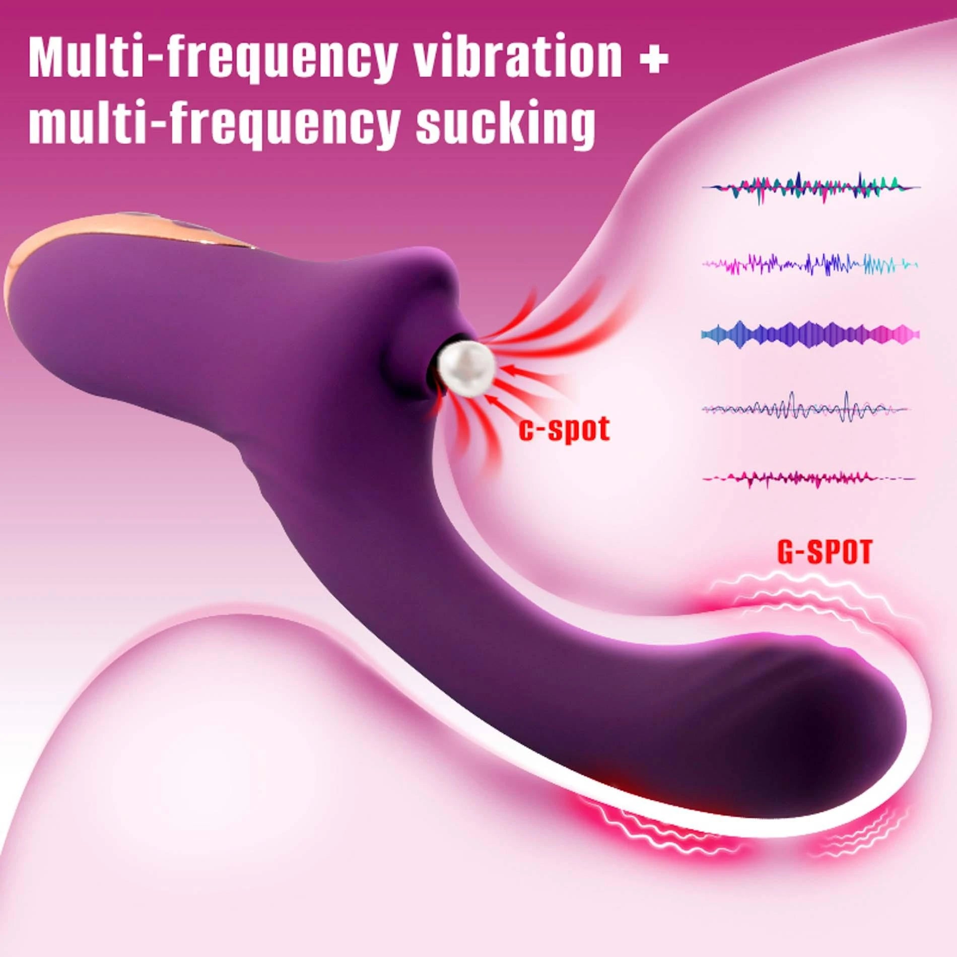 Vibromasseur point G Suking Rouge