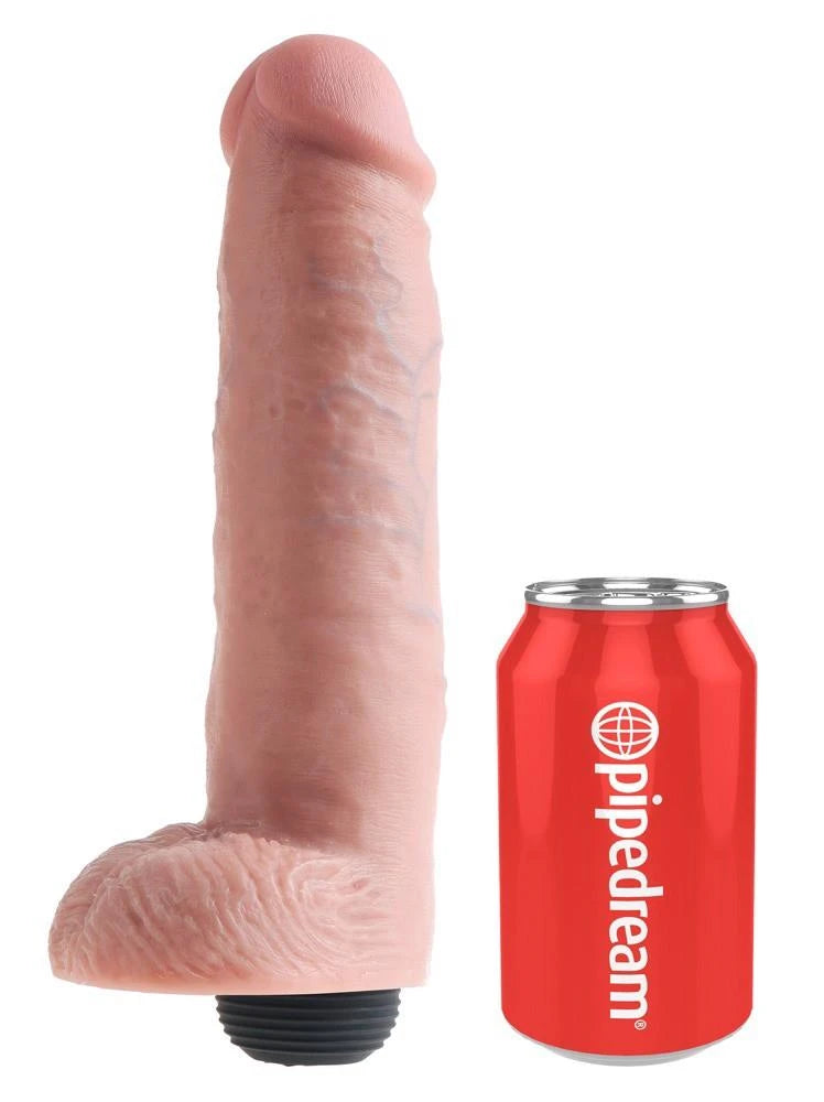 KC 10" Squirting Cock with Ball