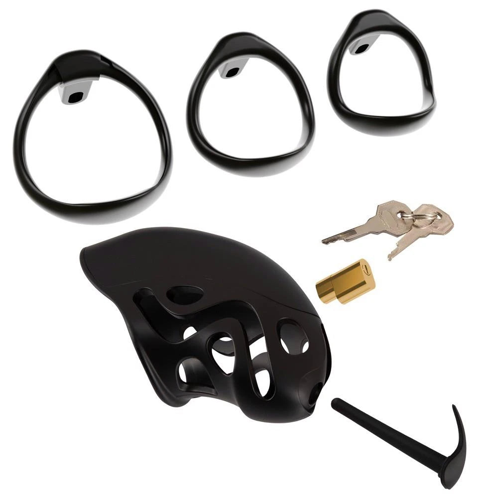 Cage de pénis avec dilatateur