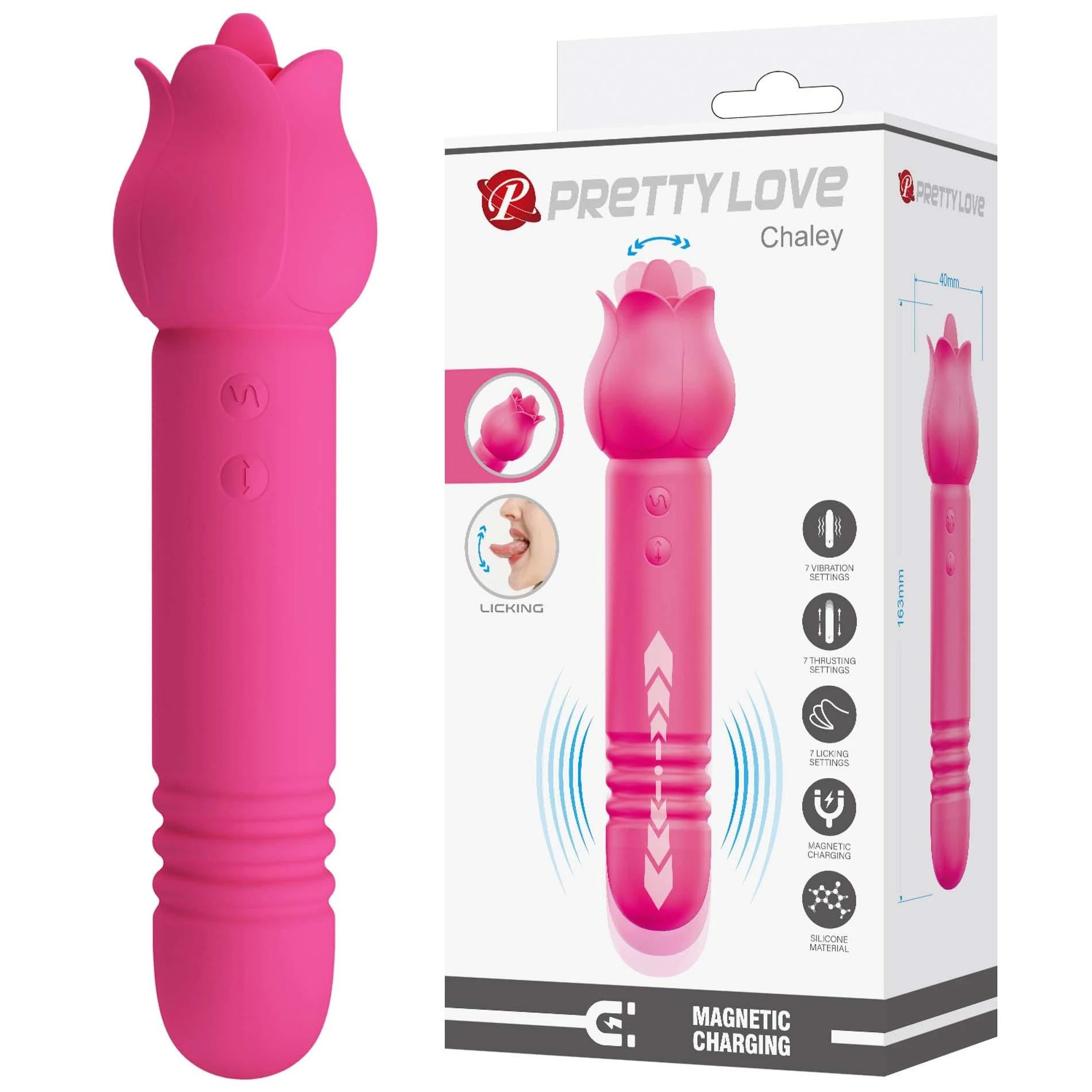 Vibromasseur double embout Pretty Love Chaley