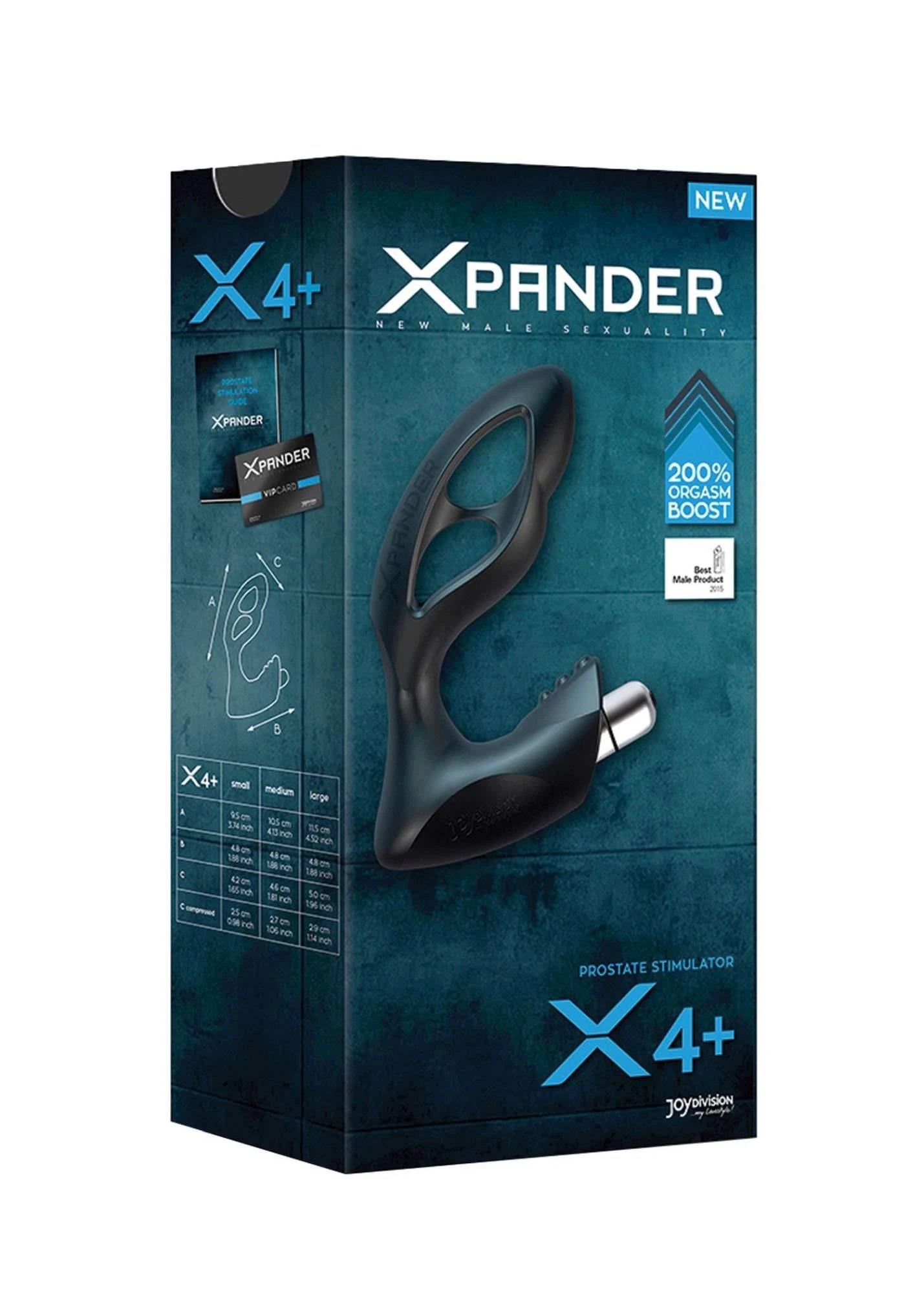 Plug/prostate-XPANDER X4+, rechargeable PowerRocket, small