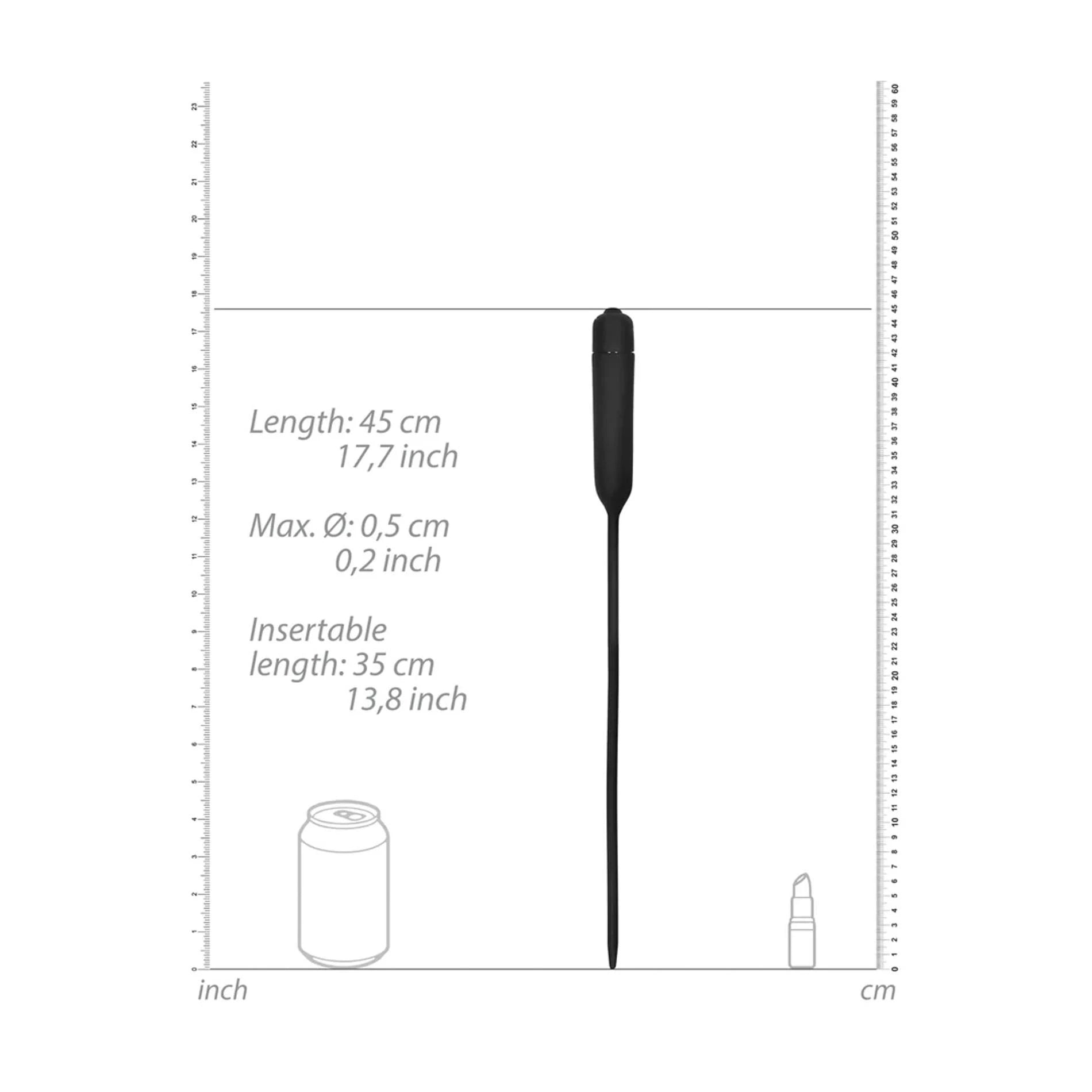 Silicone Vibrating Bullet Plug Extra Long