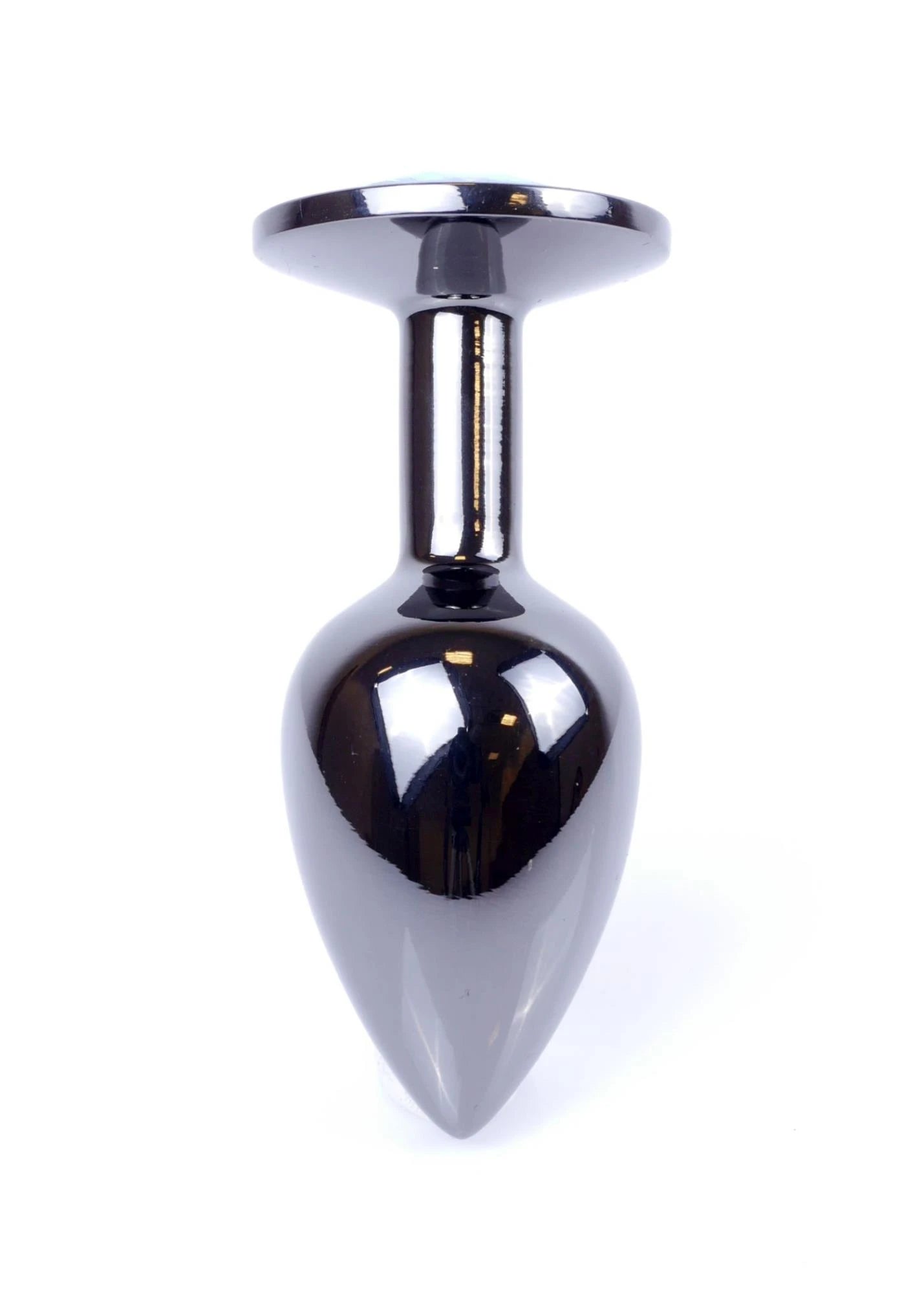 MyLove Toys - Jewellery Dark Silver PLUG- Dark Blue