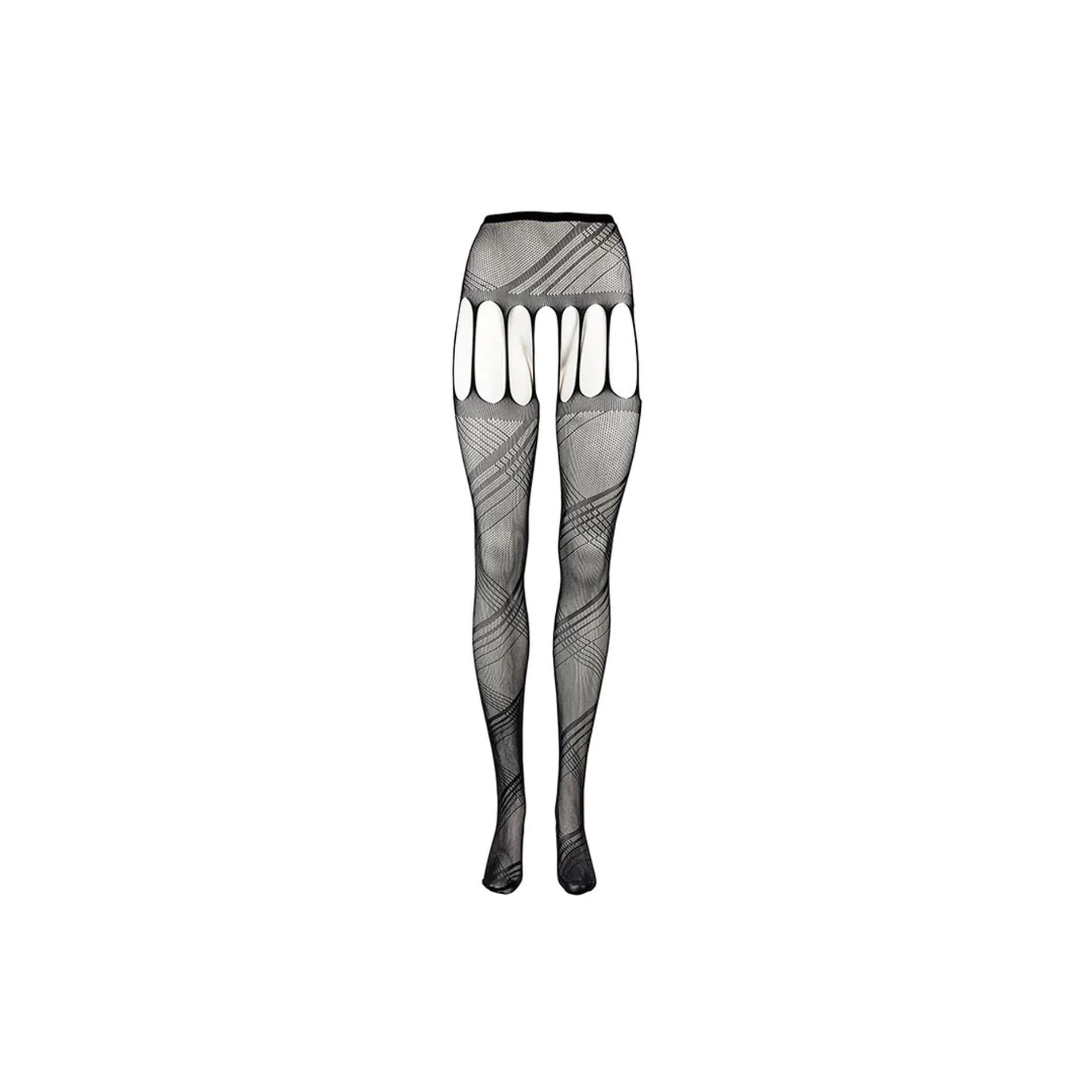 Crotchless Cut-Out Pantyhose - One Size