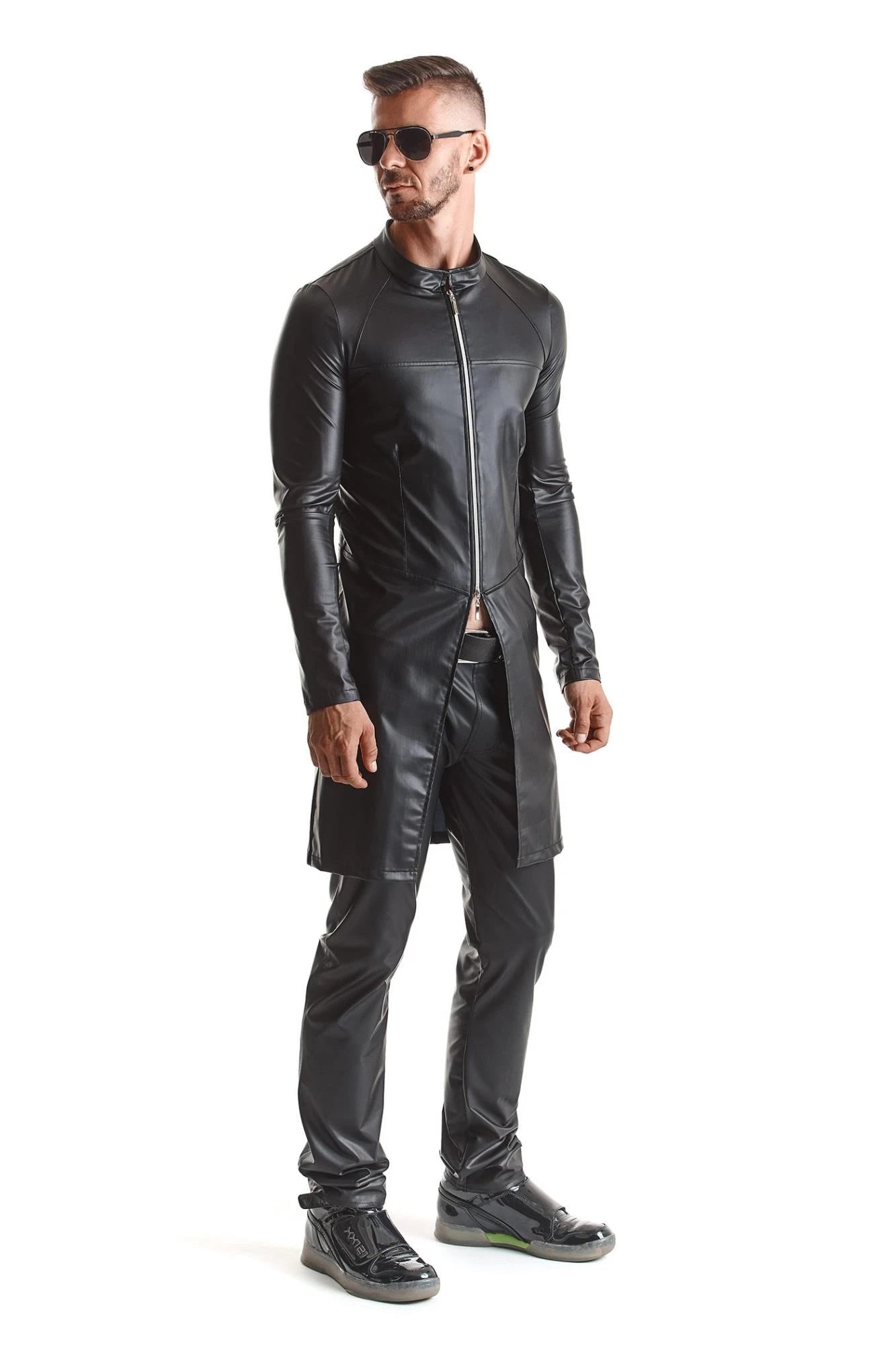 RMMario001 - manteau noir - XL