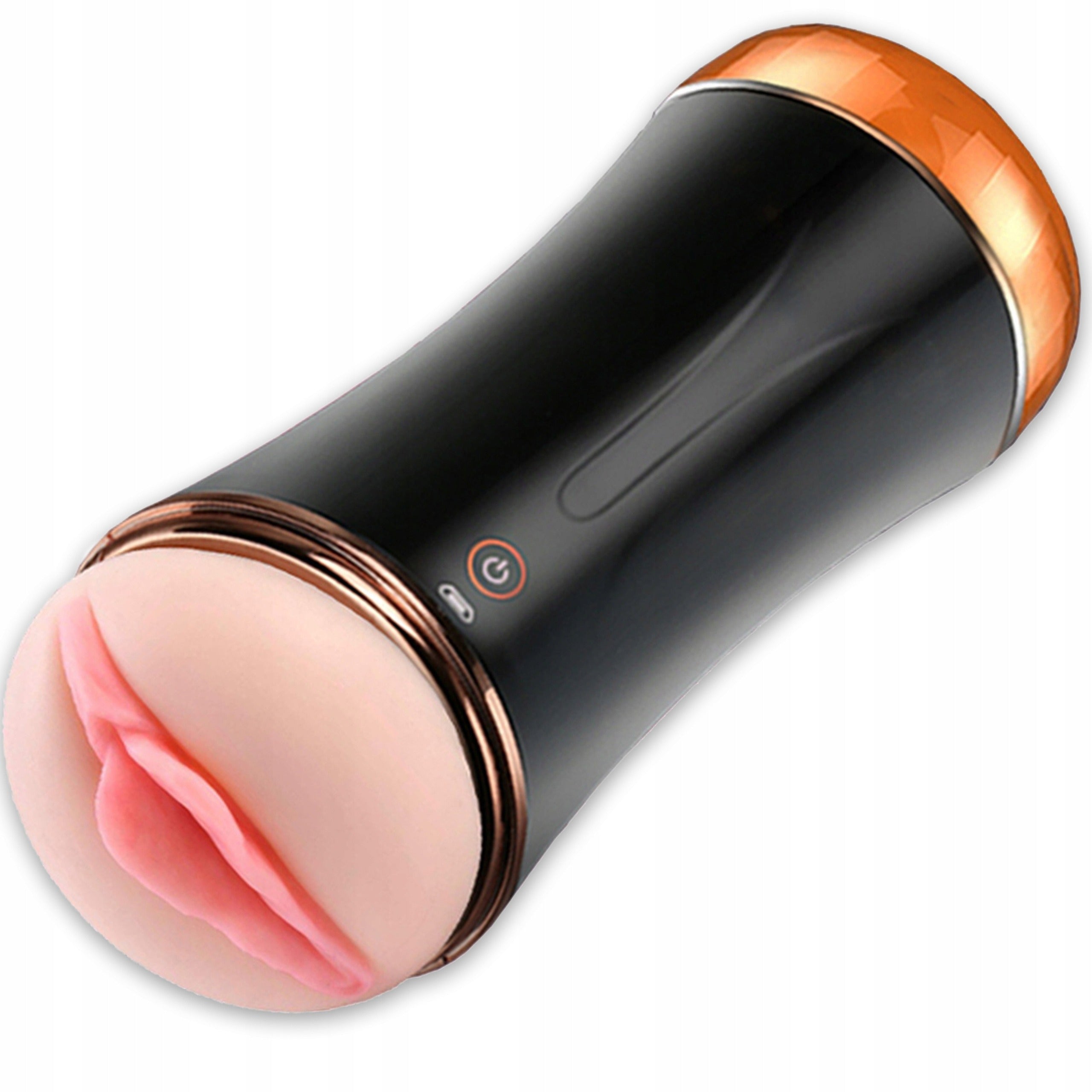 Masturbateur-Godet de masturbation vibrant USB 7 fonctions + fonction interactive / Double embout