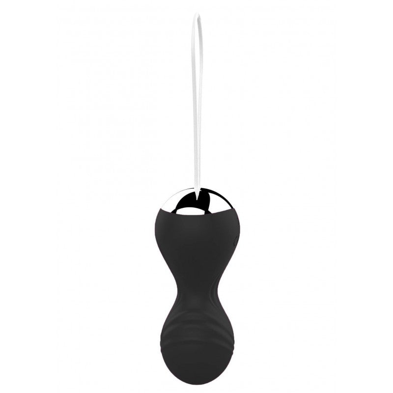 Vibrating Silicone Kegel Balls USB 10 Function / Remote control -Black
