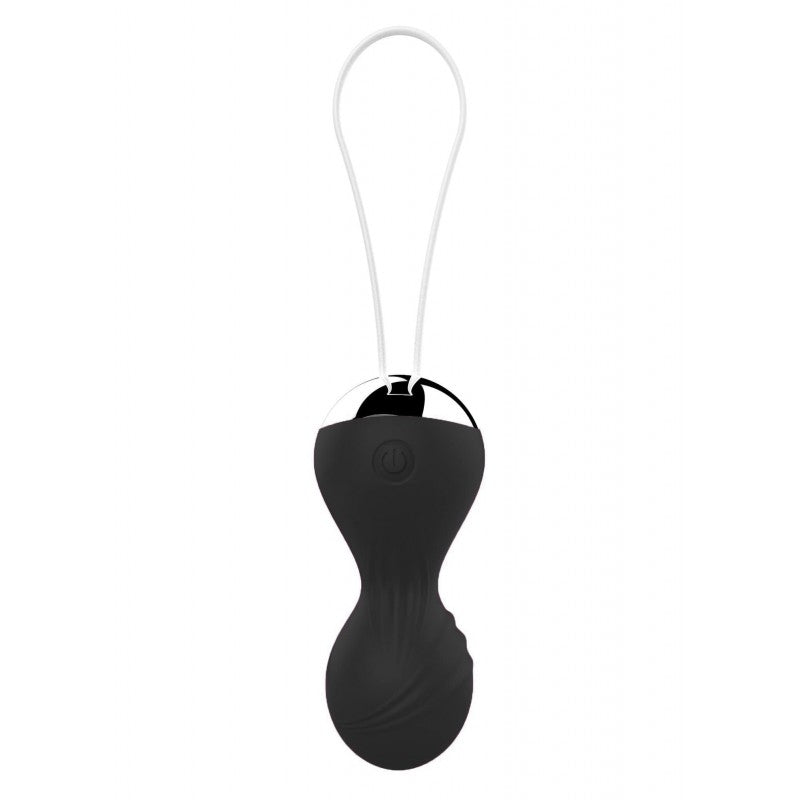 Vibrating Silicone Kegel Balls USB 10 Function / Remote control -Black